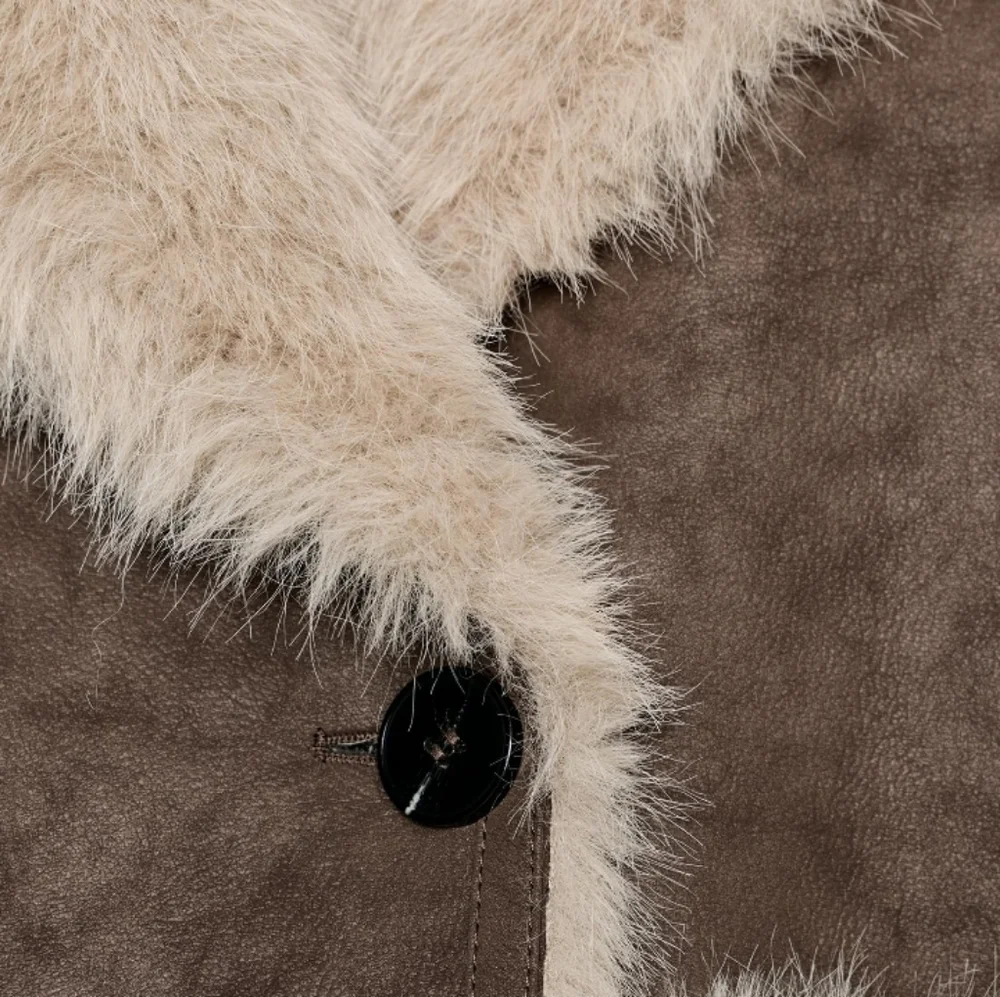 ZARA Reversible Faux Fur Double-Faced Coat(Mink, US S,M,L/EUR S,M,L) - Picture 10 of 16